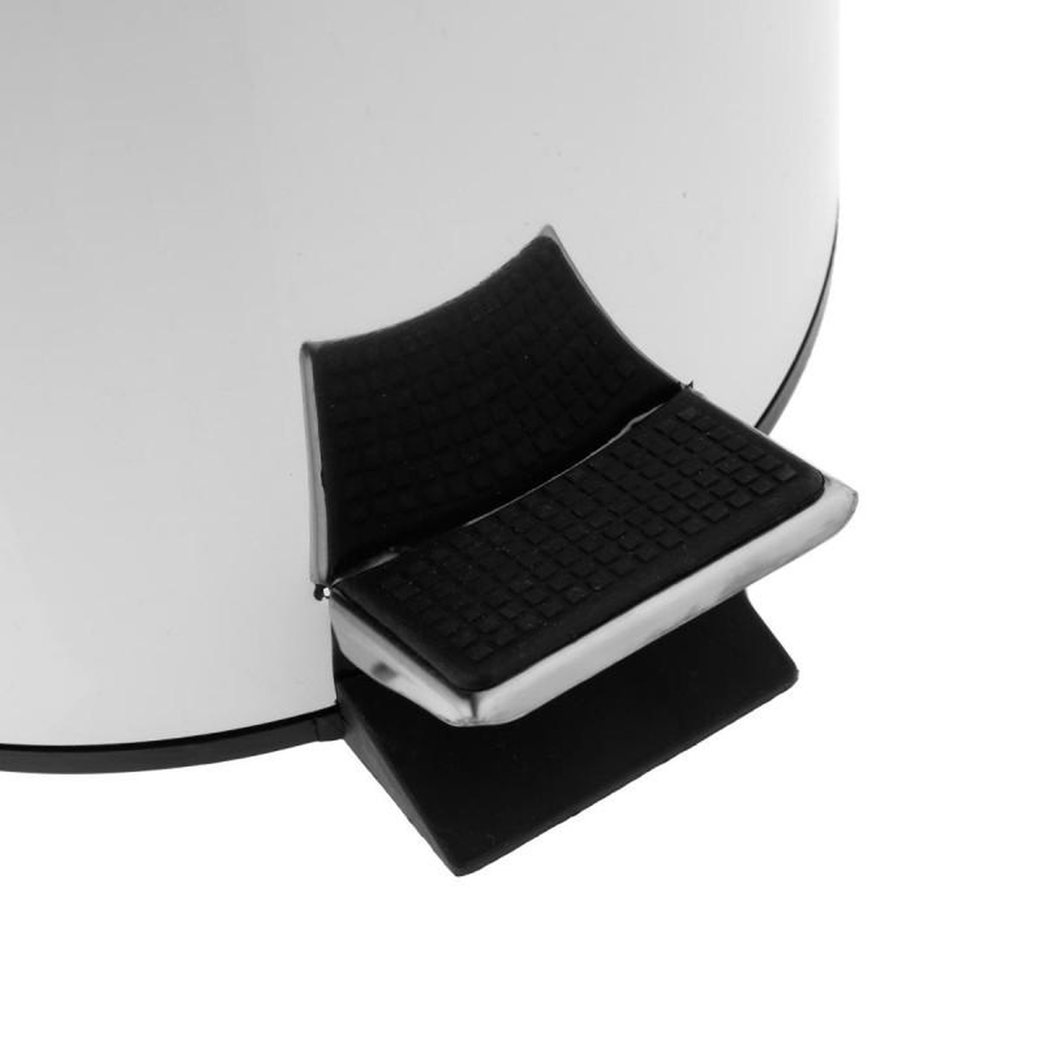 Voir la diapositive 3 : FIVE Poubelle Ronde  Inox Brossé  30L Argent