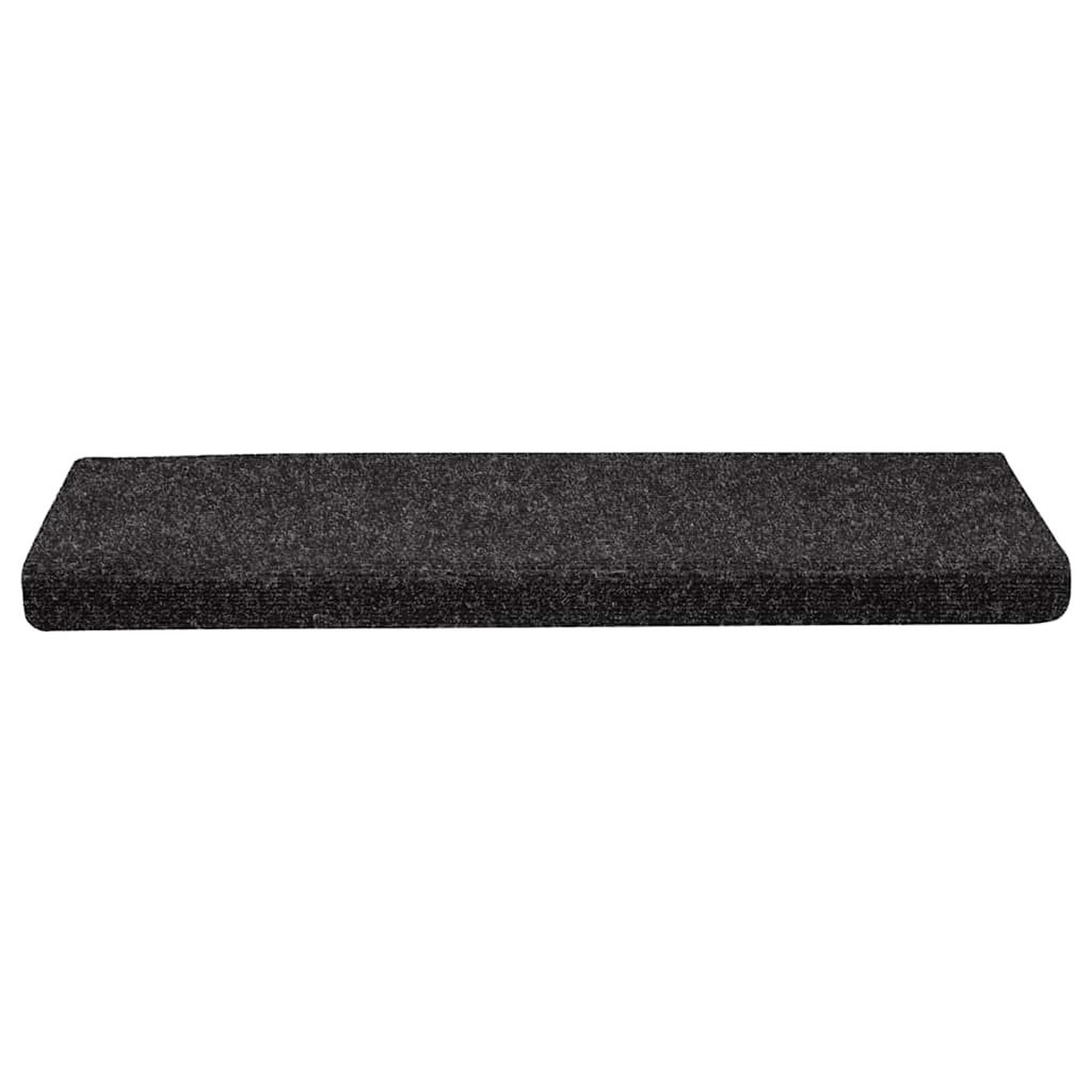 Voir la diapositive 3 : VIDAXL Tapis d'escalier autocollant 30 pcs noir 65x21x4 cm