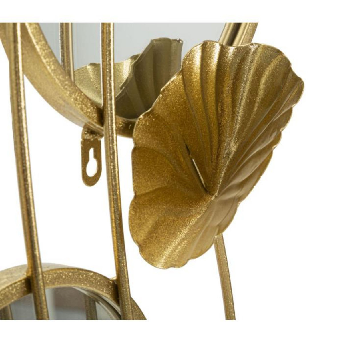 Paris Prix Miroir Mural Triple  Flowers  88cm Or