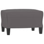 Voir la diapositive 5 : VIDAXL Ensemble de canapes 3 pcs avec coussins Gris Similicuir
