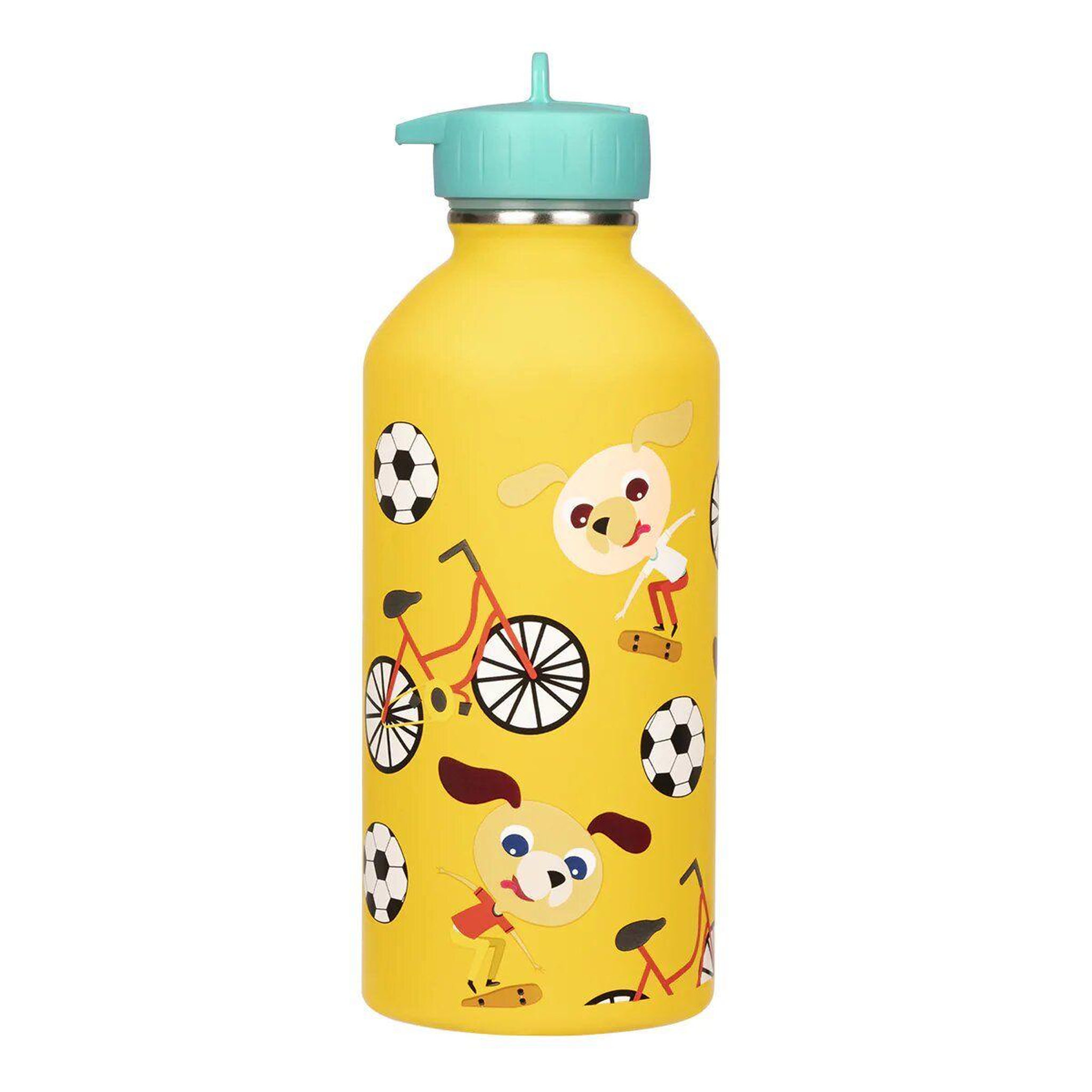 Voir la diapositive 1 : Toga Gourde métal inox enfant - chiens skateurs