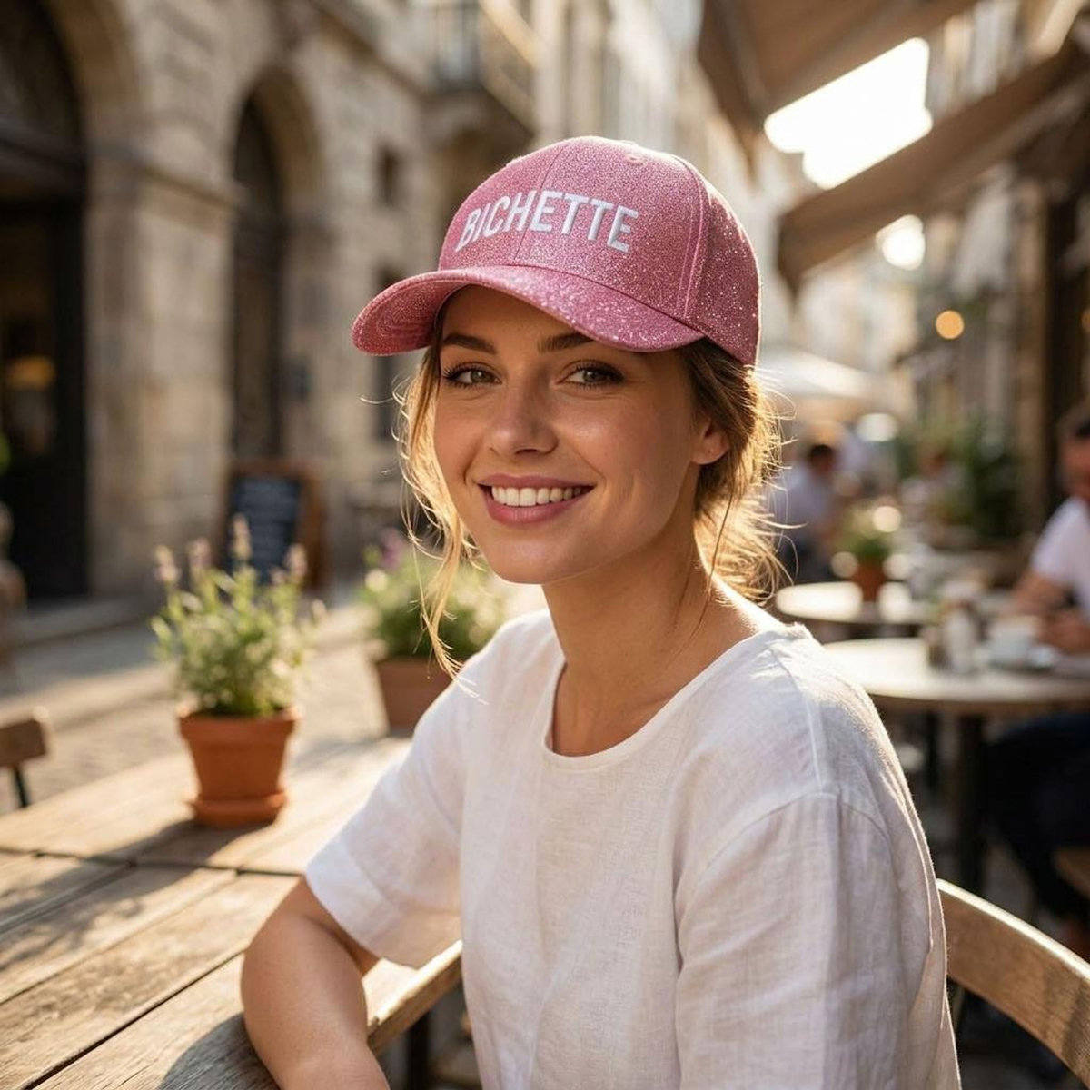 OZABI OZABI Lot 2 Casquettes Pailletées Femme – Message Brodé Fantaisie Humoristique