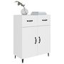 Voir la diapositive 4 : VIDAXL Buffet blanc 69,5x34x90 cm bois d'ingenierie