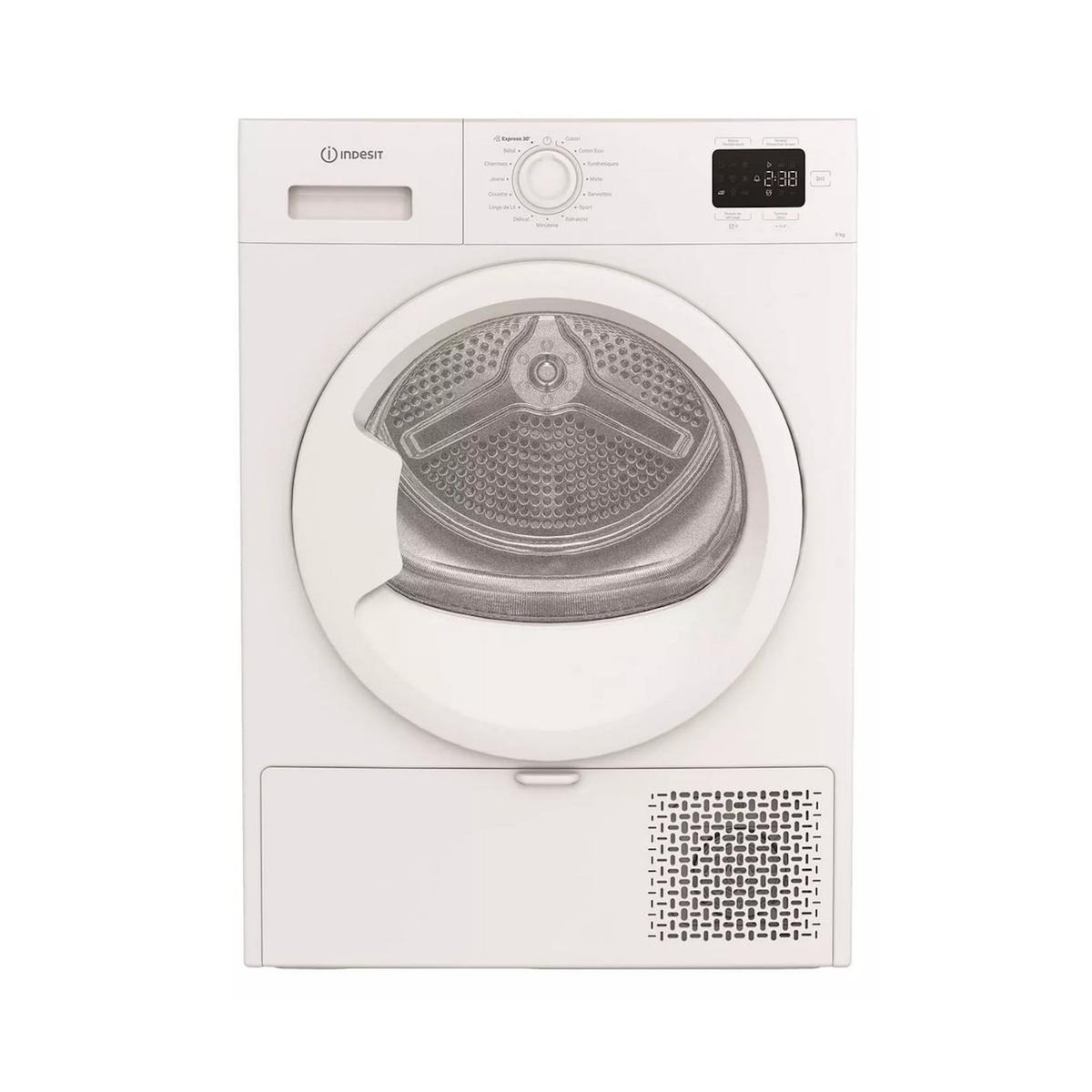 Indesit Sèche-linge pompe à chaleur 60cm 9kg blanc - CYD92DWWFR