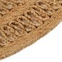 Voir la diapositive 4 : VIDAXL Tapis Jute tresse a la main 90 cm Rond