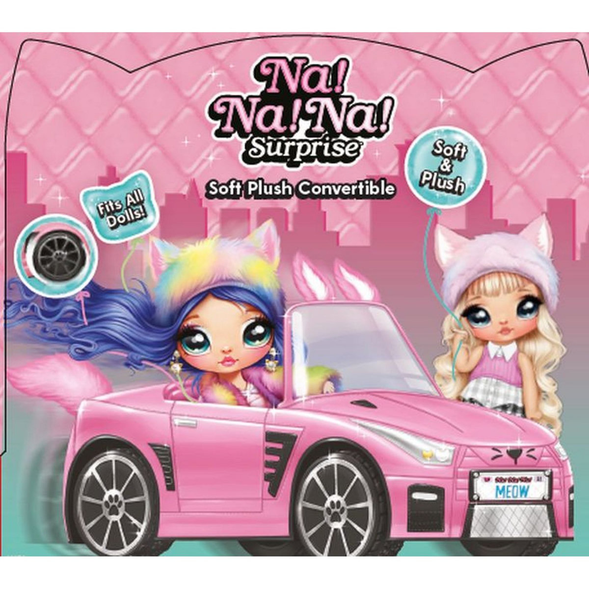 MGA Décapotable pelucheuse et douce Na Na Na Surprise