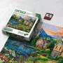 KS Games Puzzle 2000 pièces : Maison douillette au bord du lac