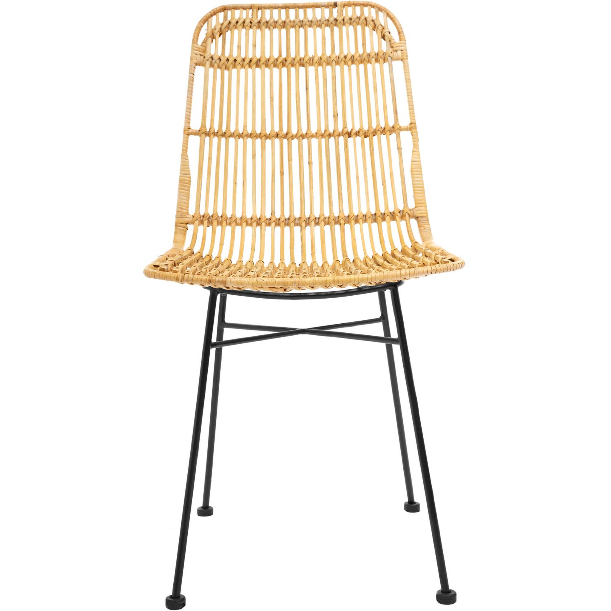 Voir la diapositive 2 : Chaise en rotin naturel LIU