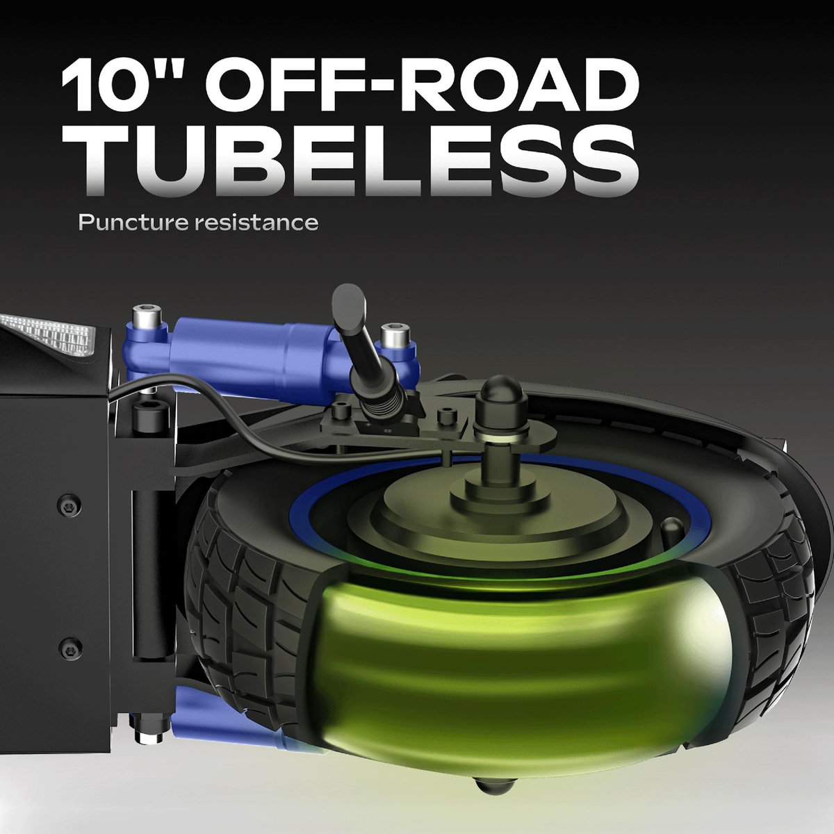 URBANGLIDE Trottinette Électrique Adulte UrbanGlide  ECROSS –  Moteur 1300W -  Autonomie Jusqu'a 60 km - Pneu Tubeless 10  - Batterie 54V/13Ah - Poids 23Kg