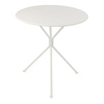 Paris Prix Table de Jardin en Métal  Tripod  72cm Blanc
