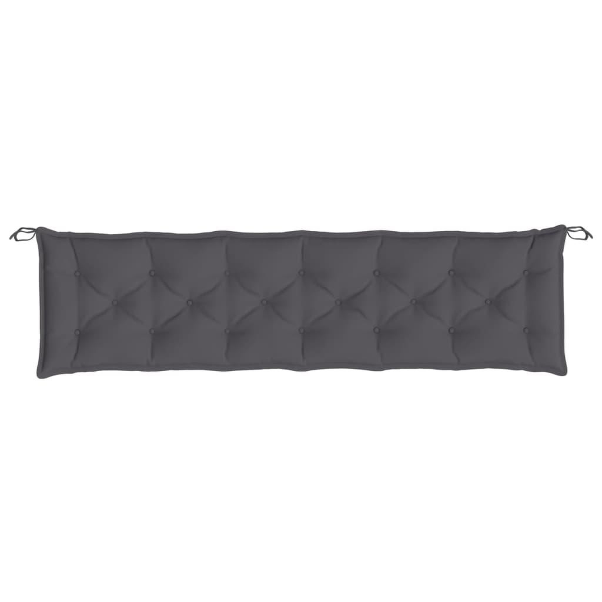 Voir la diapositive 4 : VIDAXL Coussin de banc de jardin anthracite 200x50x7 cm tissu oxford