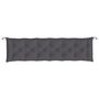 Voir la diapositive 4 : VIDAXL Coussin de banc de jardin anthracite 200x50x7 cm tissu oxford