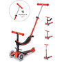 Voir la diapositive 2 : Micro Trottinette  Mini 3en1 Revolution Deluxe - Rouge