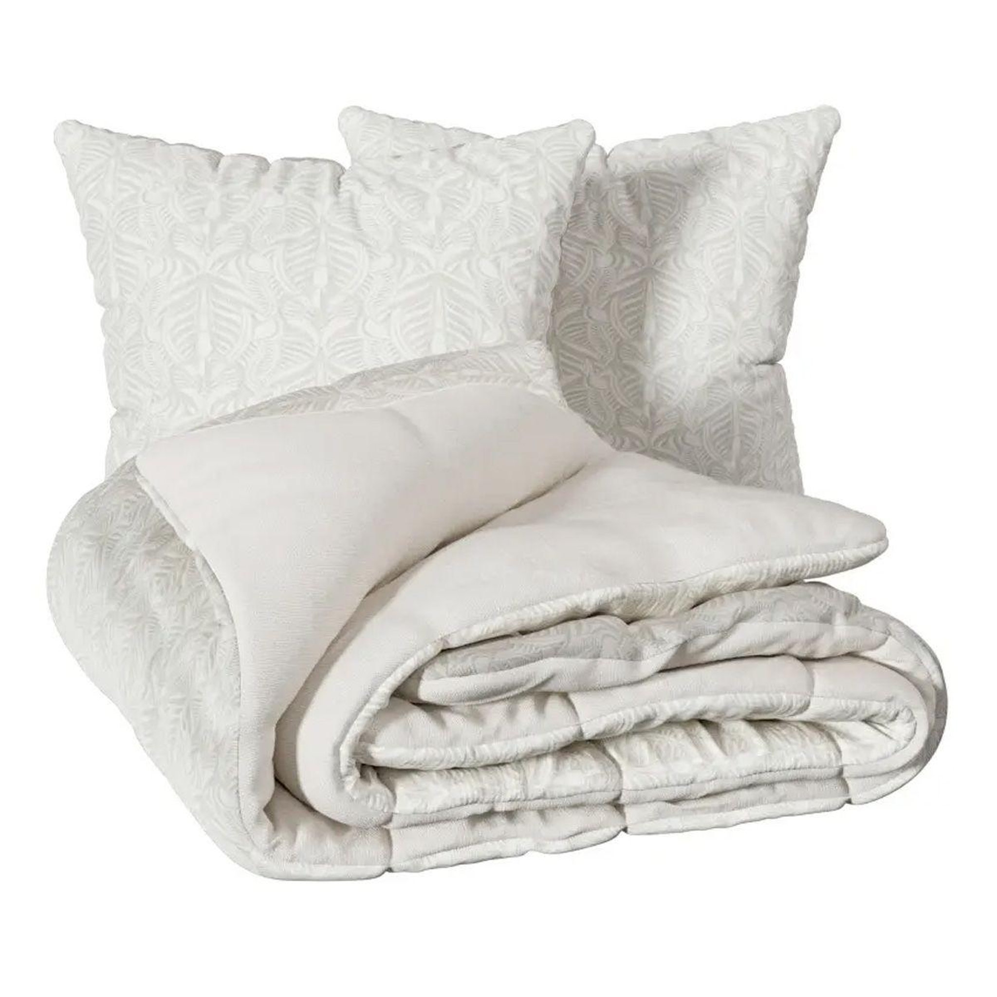 Voir la diapositive 5 : ATMOSPHERA Parure de lit imprimée  nalh  260x240cm beige