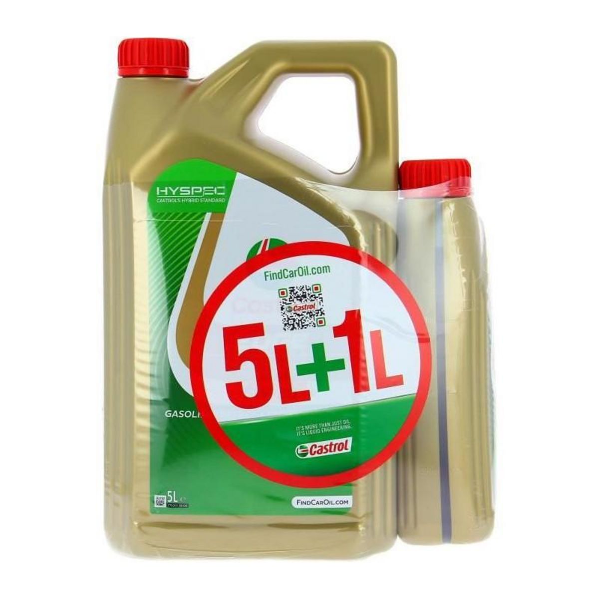 CASTROL Huile Moteur - CASTROL EDGE - 5W-30 LL - 5L+1L - 057356