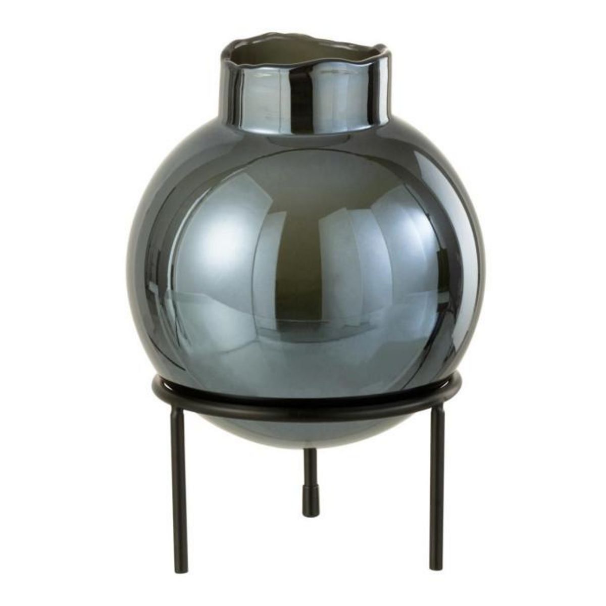 Paris Prix Vase Boule sur Pied  Maritza  22cm Bleu