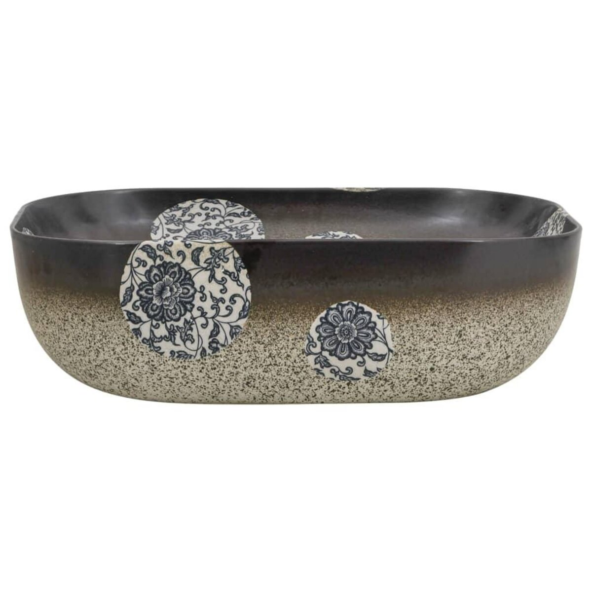 VIDAXL Vasque a poser multicolore rectangulaire ceramique