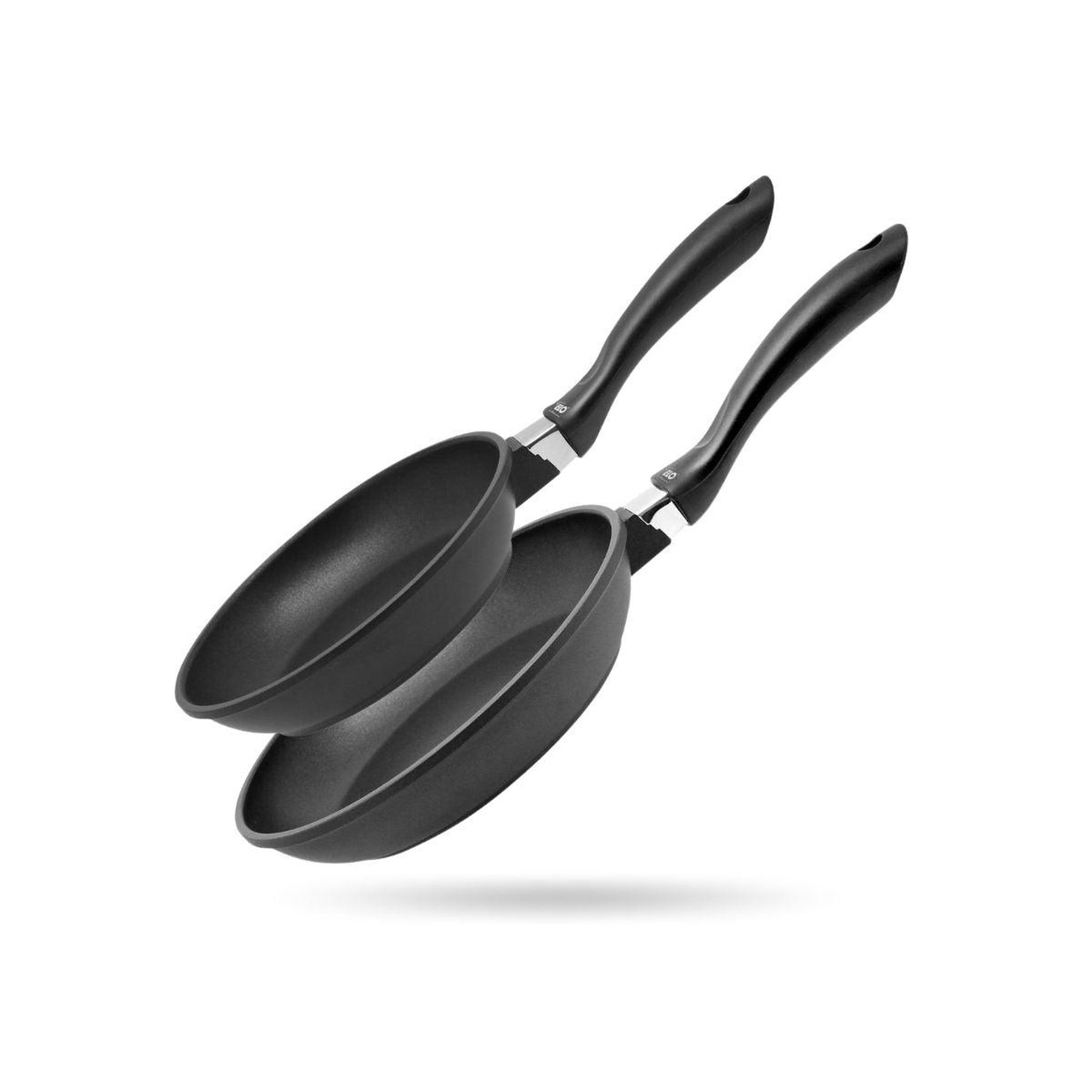 ELO Lot de 2 poêles 24 cm et 28 cm sans pfas elo alucast