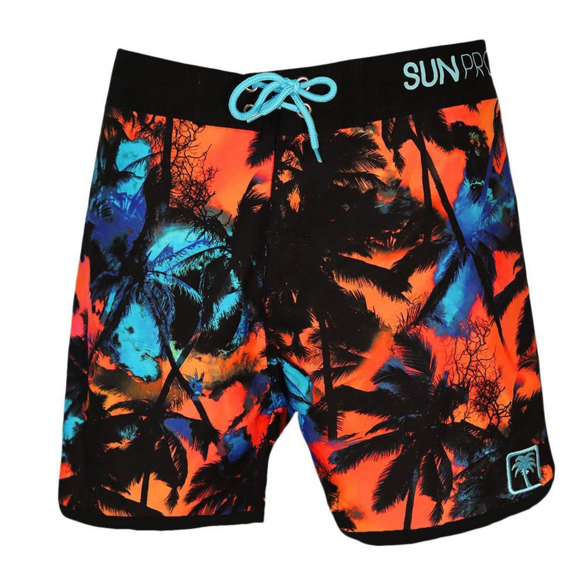 SUN PROJECT Short de bain /Orange/Bleu Homme Sun project 2677