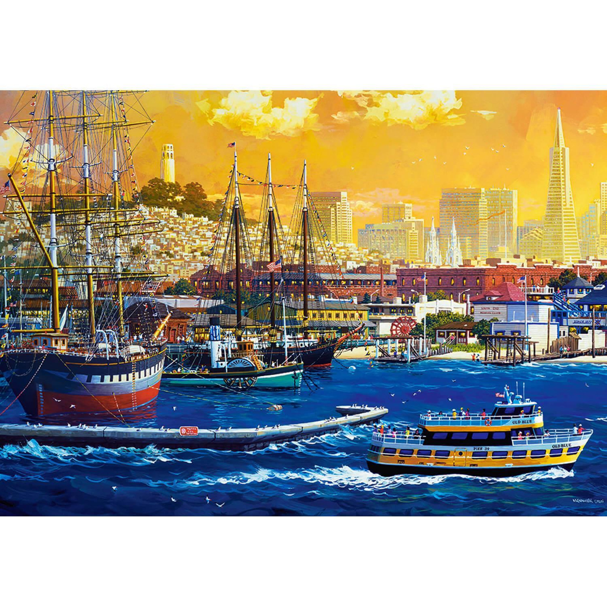 Castorland Puzzle 500 pièces : Port de San Francisco