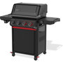 Voir la diapositive 2 : Weber Barbecue gaz Gaz Spirit EPX-435R Stealth, sur chariot, 5 brûleurs dont 1 latéral, surface de cuisson 61 x 45
