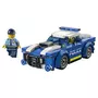 LEGO City 60312 - La voiture de police, avec Minifigure Officier, Idée de Cadeau, Série Aventures