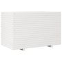 Voir la diapositive 2 : VIDAXL Jardiniere blanc 110x60x72 cm bois de pin massif