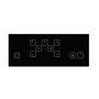 Voir la diapositive 2 : Sharp Table de cuisson vitrocéramique 59cm 4 feux 1800w noir - KH6V08FT0K