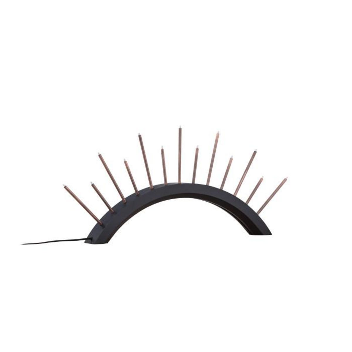 Paris Prix Lampe à Poser Bougeoir  Bjornrike  55cm Noir