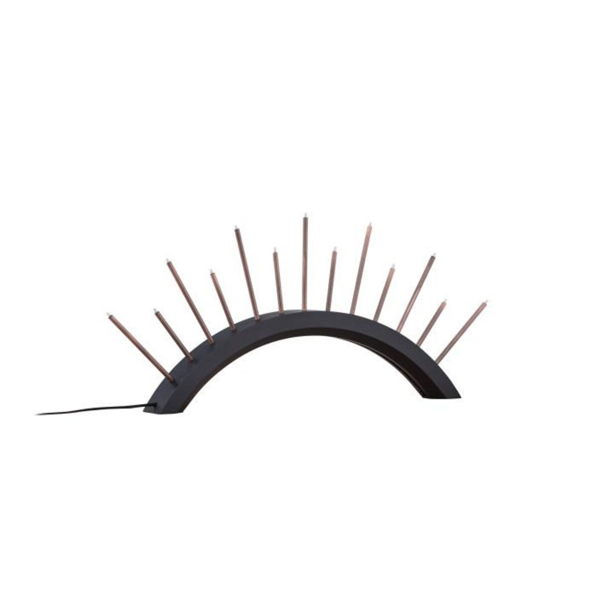 Paris Prix Lampe à Poser Bougeoir  Bjornrike  55cm Noir