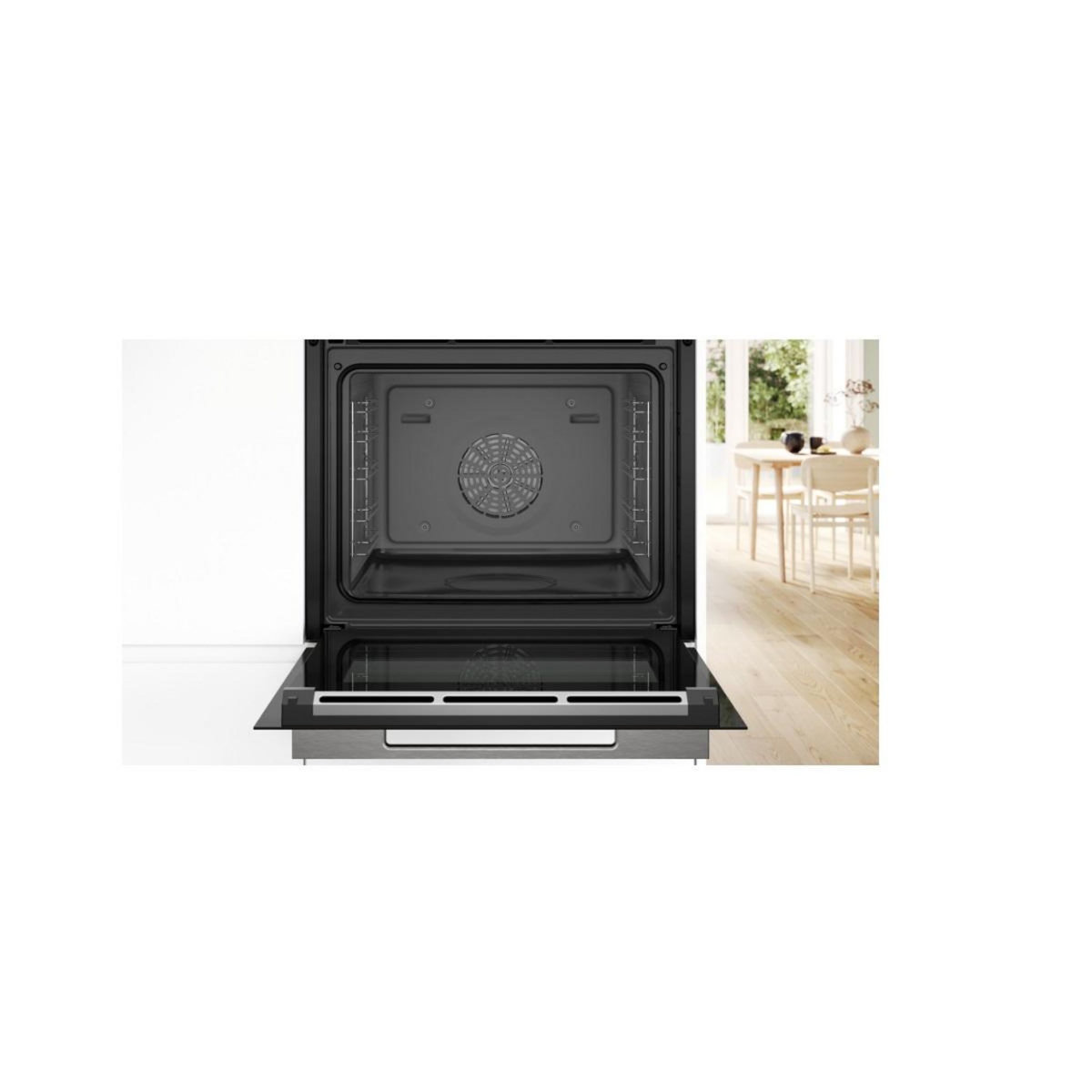 BOSCH Four intégrable combi vapeur 71l 60cm  a+ ecoclean noir - HSG7584B1