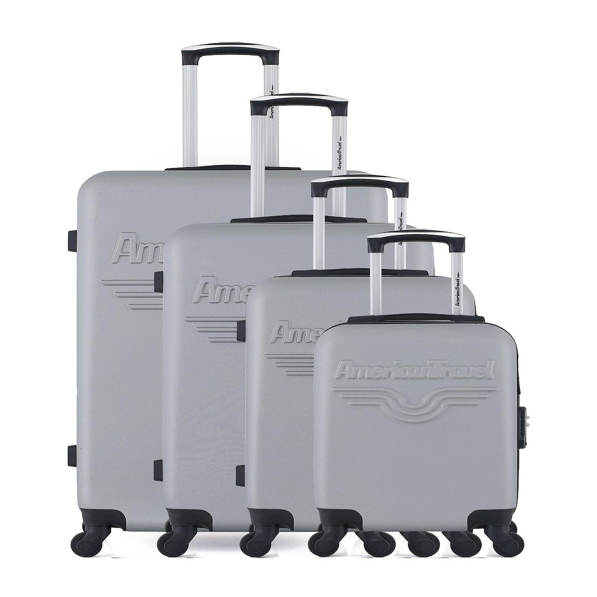 AMERICAN TRAVEL AMERICAN TRAVEL - Set de 4 Valises CHELSEA-M 75 cm 4 Roues