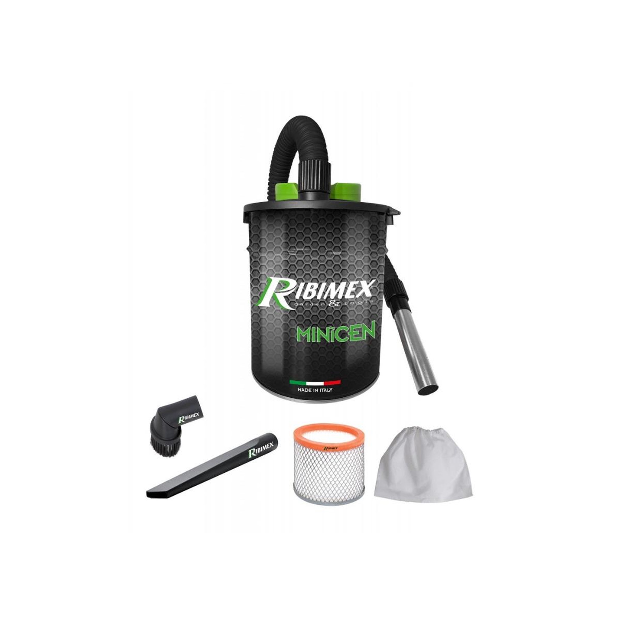 Voir la diapositive 2 : Ribimex Aspirateur à cendre 10l 800w - PRCEN011KIT