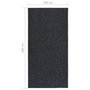 Voir la diapositive 6 : VIDAXL Tapis 100x200 cm Anthracite