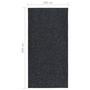 Voir la diapositive 6 : VIDAXL Tapis 100x200 cm Anthracite