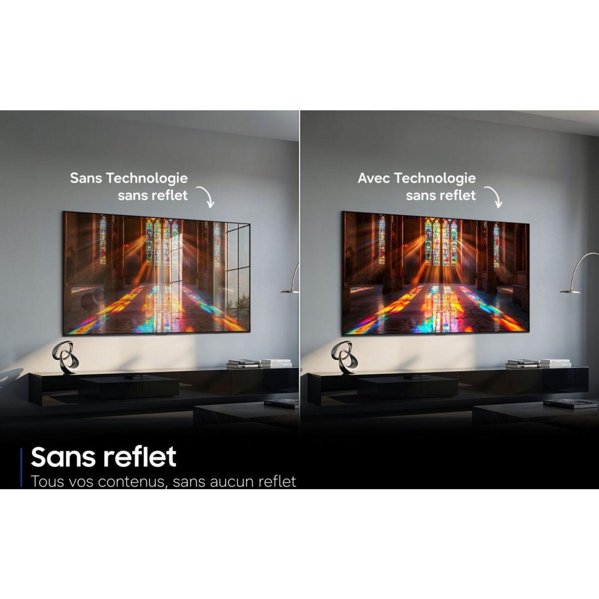 Voir la diapositive 2 : Samsung Tv oled tq65s99h (2026) 65  (163 cm) 4k - smart tv avec ia, anti-reflet, mode art (effet tableau)