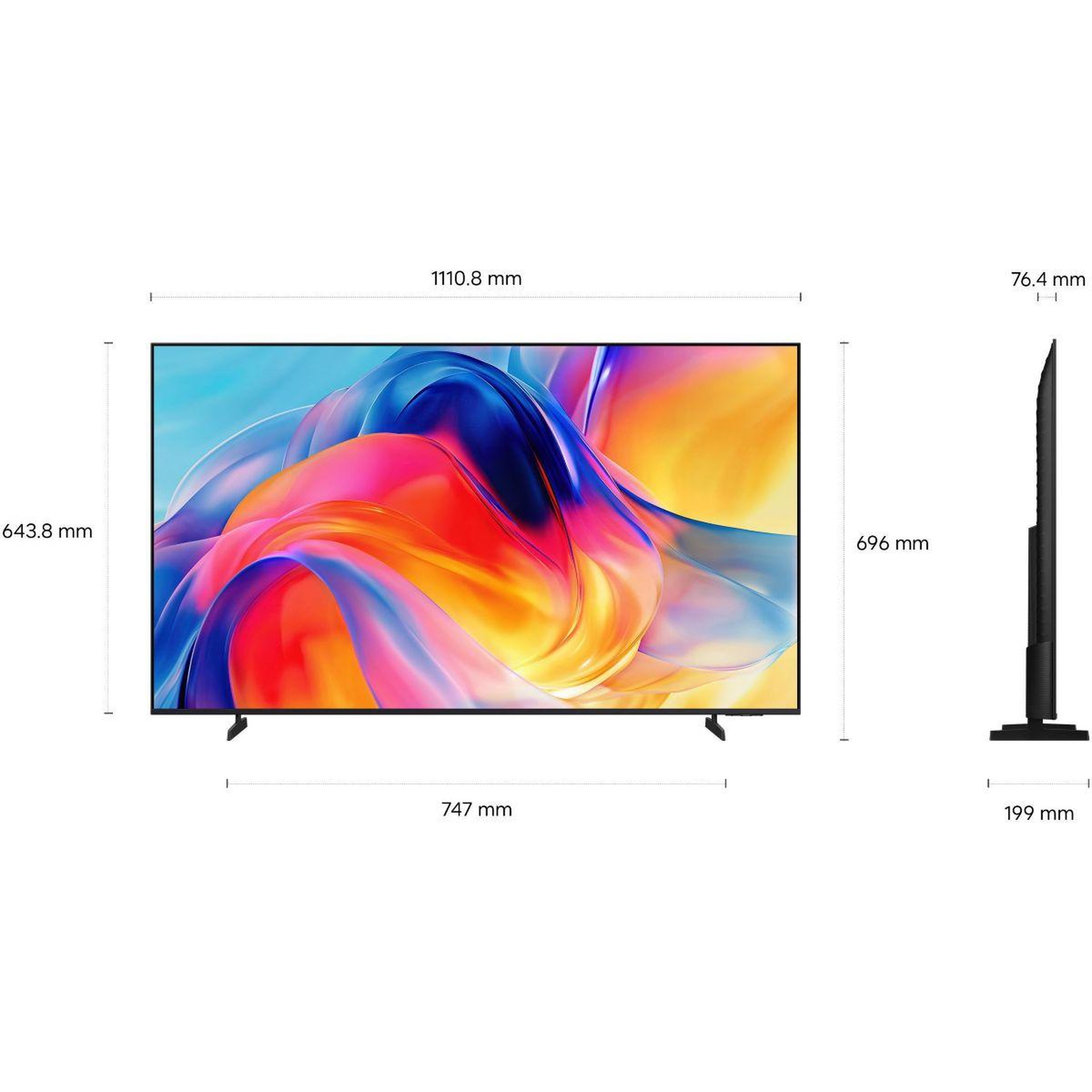 Voir la diapositive 2 : Samsung Tv mini led tu50m72h (2026) 50  (125 cm) 4k - smart tv avec ia