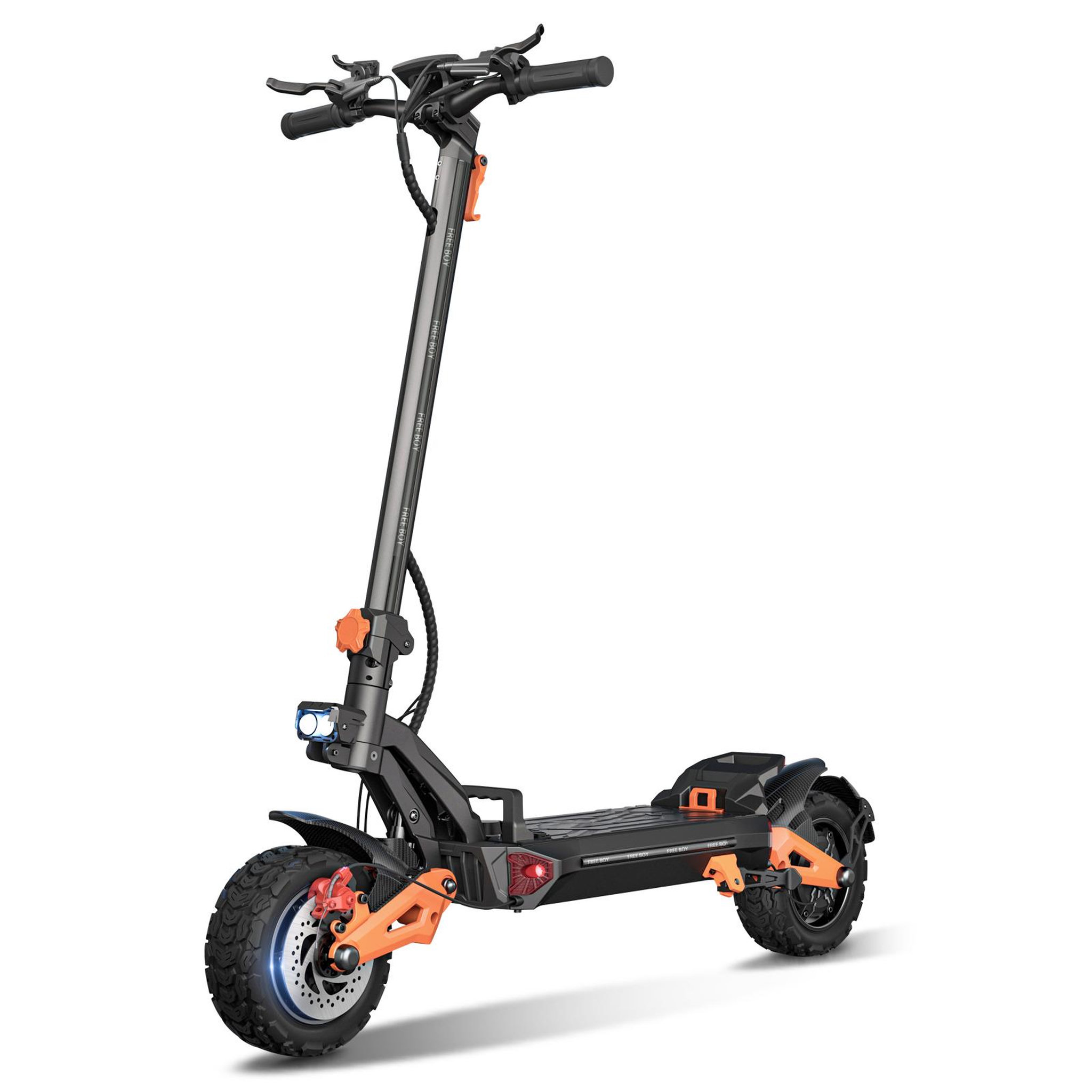 FREEBOY Trottinette électrique freeboy h9, autonomie de 80 km, double motorisation, pneus de 11 pouces