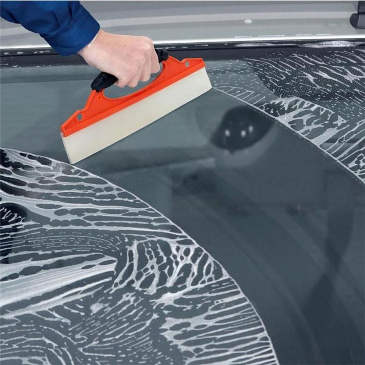 Paris Prix Raclette de Nettoyage  Anti-Traces  30cm Orange