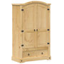 Voir la diapositive 2 : VIDAXL Garde-robe  101x52x170 cm bois de pin massif