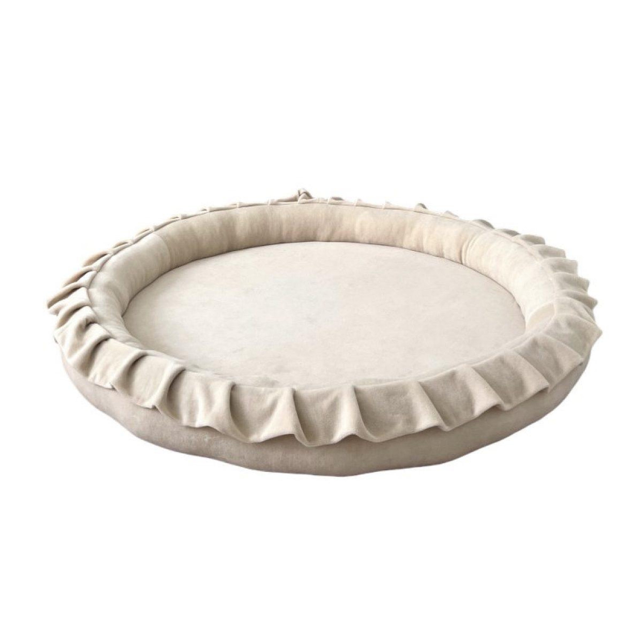 MONIO FOR KIDS Tapis de jeu nest velours crème