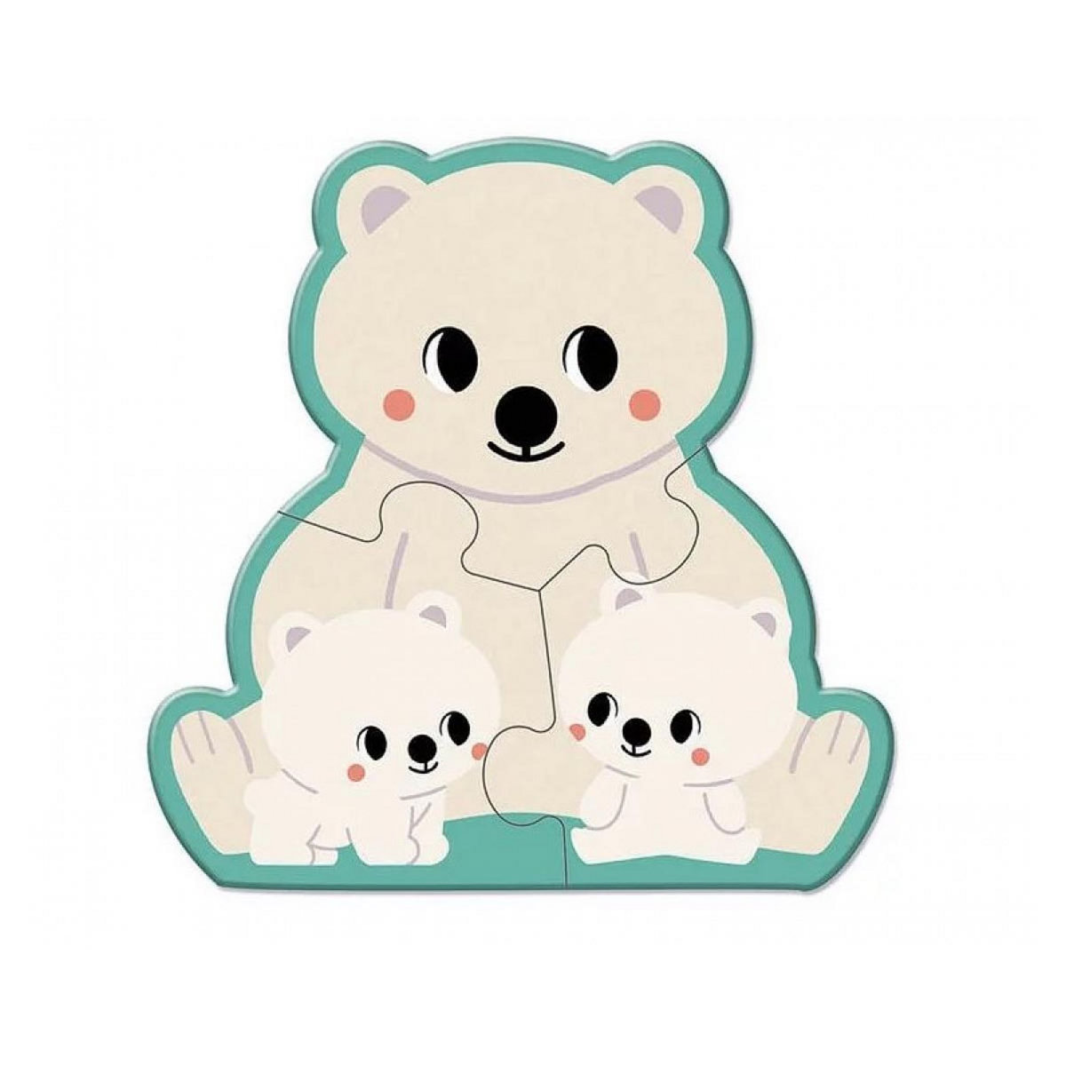 Juratoys-Janod 5 Puzzles evolutifs animaux