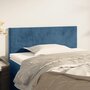Voir la diapositive 1 : VIDAXL Tete de lit Bleu fonce 90x5x78/88 cm Velours