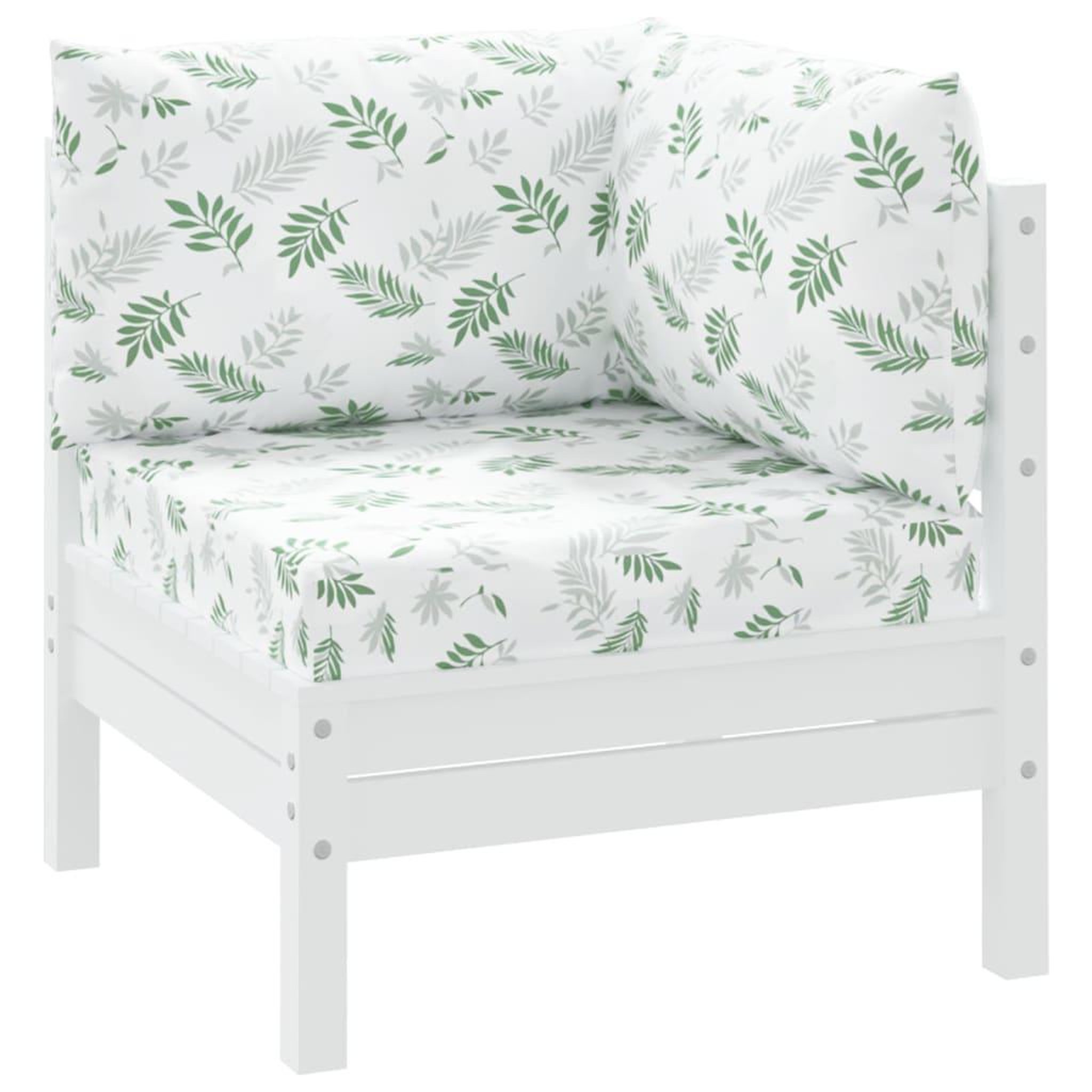 Voir la diapositive 3 : VIDAXL Coussins de palette lot de 3 motif de feuilles tissu Oxford