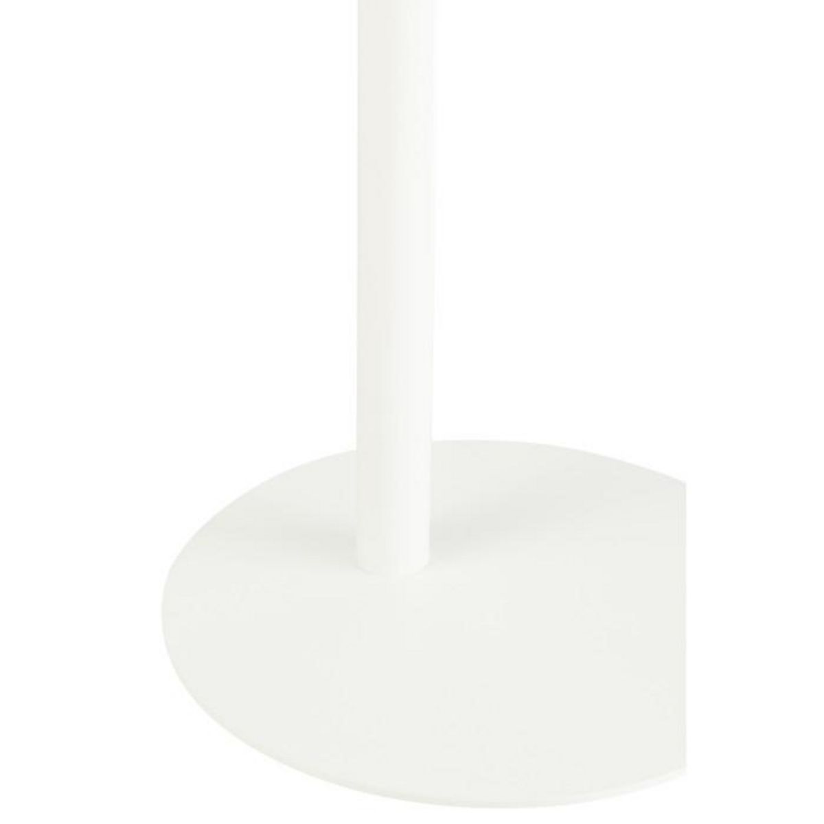 Paris Prix Table d'Appoint en Métal  Ice  55cm Blanc