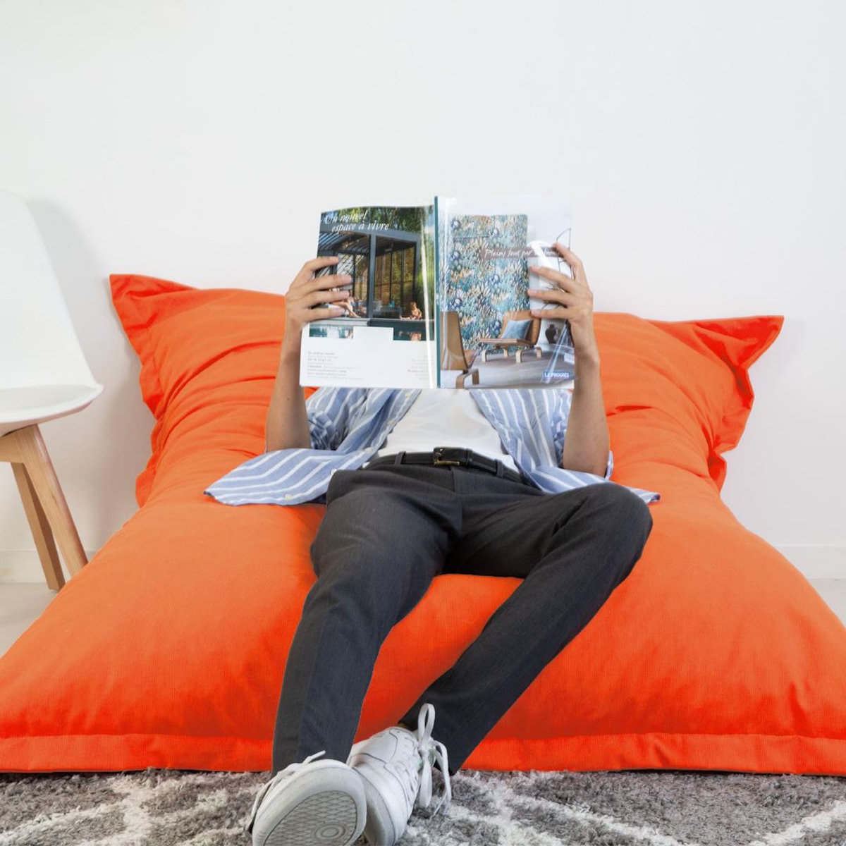 MATELAS POUR TOUS MATELAS POUR TOUS | Pouf Géant FLORIDA 100x140cm