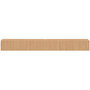 Voir la diapositive 3 : ID MARKET Meuble TV 270 cm suspendu JULIETTE 3 portes lattes tasseau bois coloris chêne