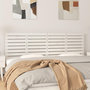 Voir la diapositive 1 : VIDAXL Tete de lit murale Blanc 166x3x63 cm Bois massif de pin