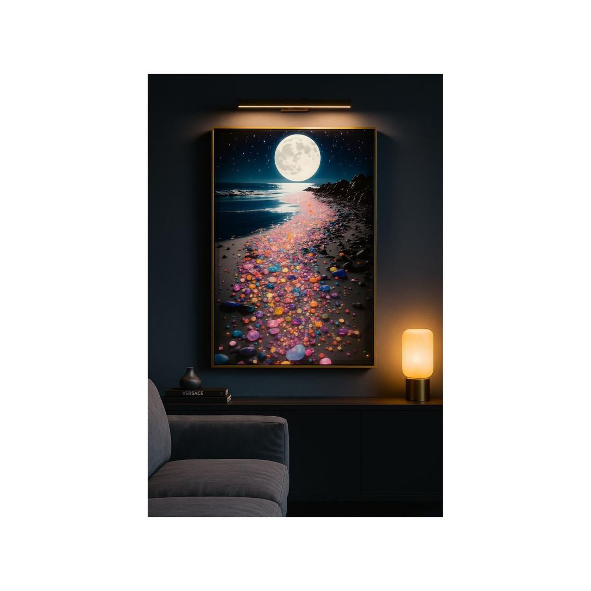 Voir la diapositive 5 : Paris Prix Tableau imprimé  colors i  60x90cm multicolore