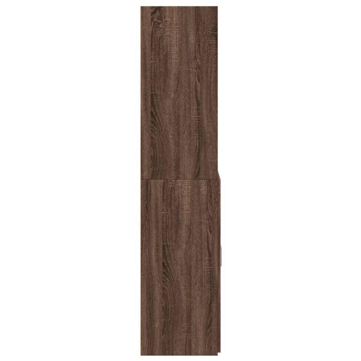 VIDAXL Buffet haut chene marron 70x42,5x185 cm bois d'ingenierie
